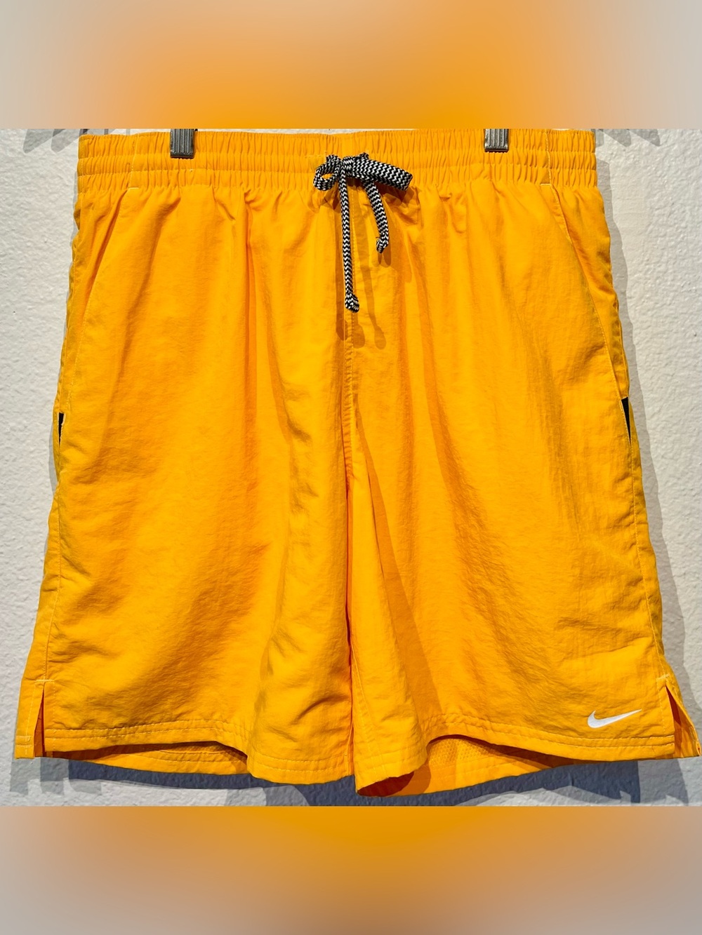 Nike Yellow Drawstring Shorts - Size M (Men’s)